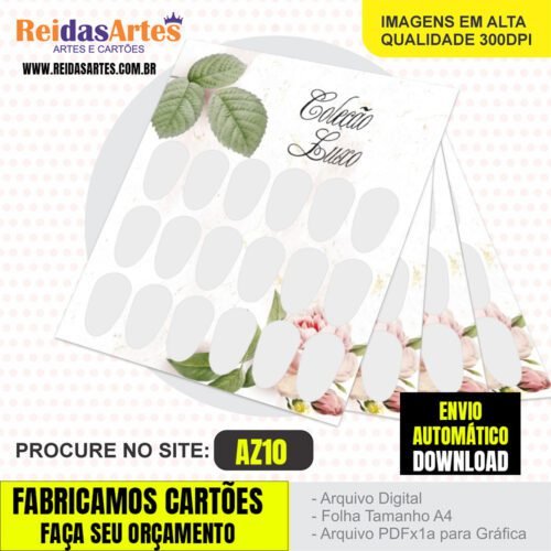 1 Arte Mini 10 Pares 9x10cm -  AZ10 9