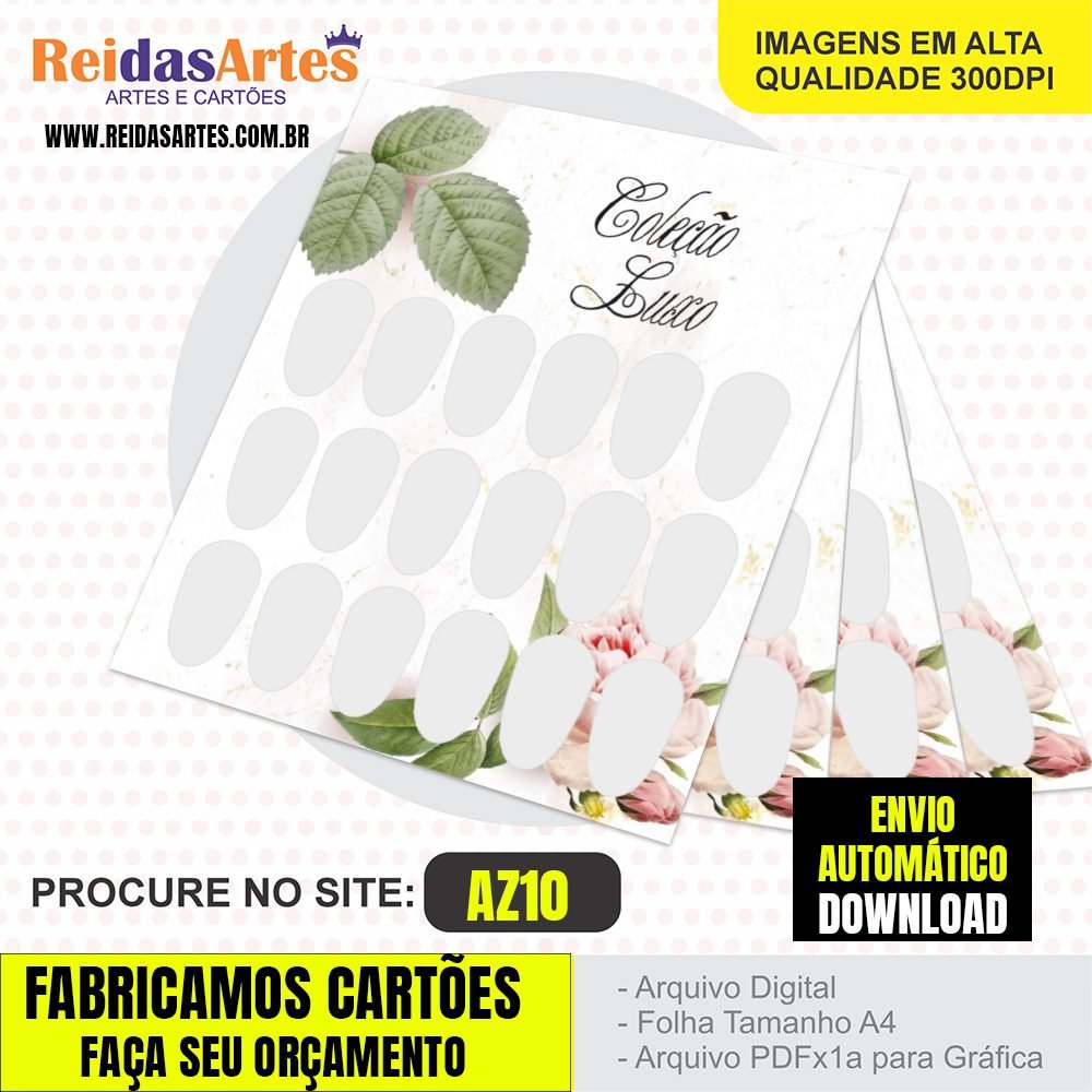 1 Arte Mini 10 Pares 9x10cm -  AZ10 9