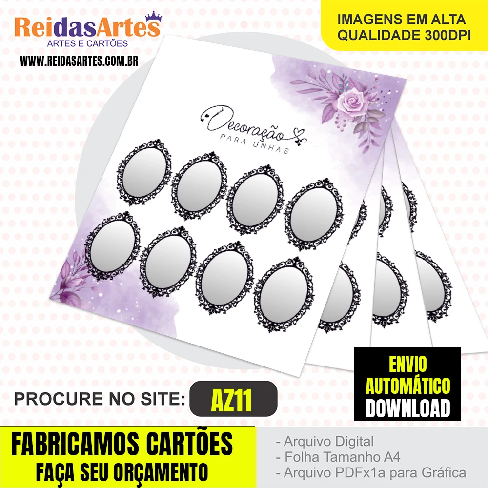 1 Arte Mini 4 Pares 7,5x9cm – AZ11 6