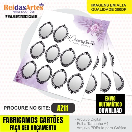 1 Arte Mini 5 Pares 7,5x9cm – AZ11 7