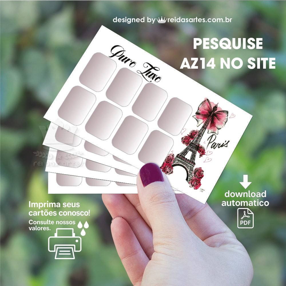 1 Arte 4 Pares 9x5cm -  AZ14 1