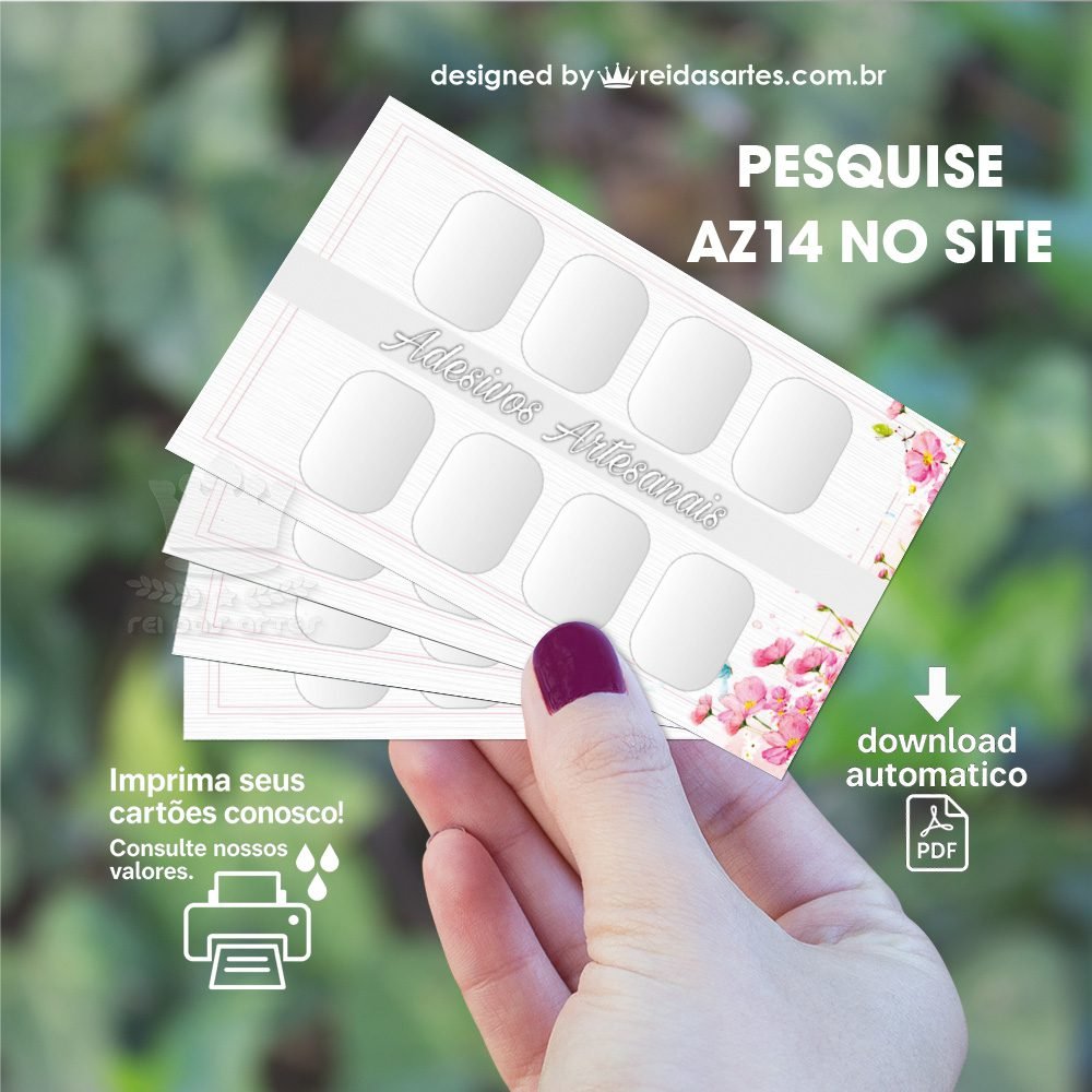 1 Arte 4 Pares 9x5cm -  AZ14 6