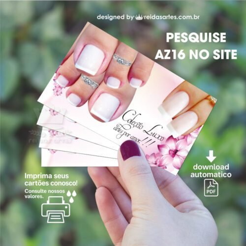 1 Arte Casadinha Mão 9x5cm -  AZ16