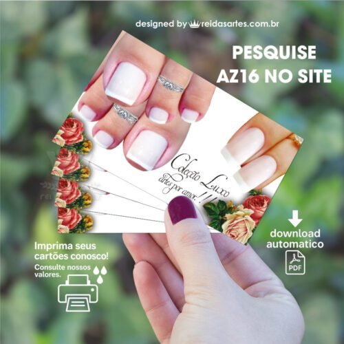 1 Arte Casadinha Mão 9x5cm -  AZ16 5