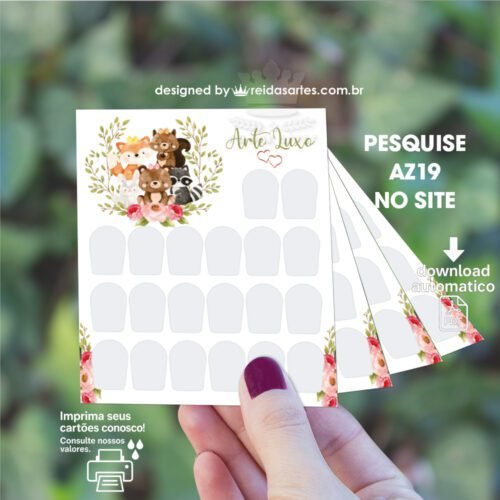 1 Arte Mini 10 Pares 9x10cm -  AZ19 11