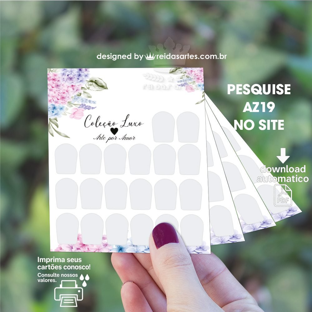 1 Arte Mini 10 Pares 9x10cm -  AZ19 9