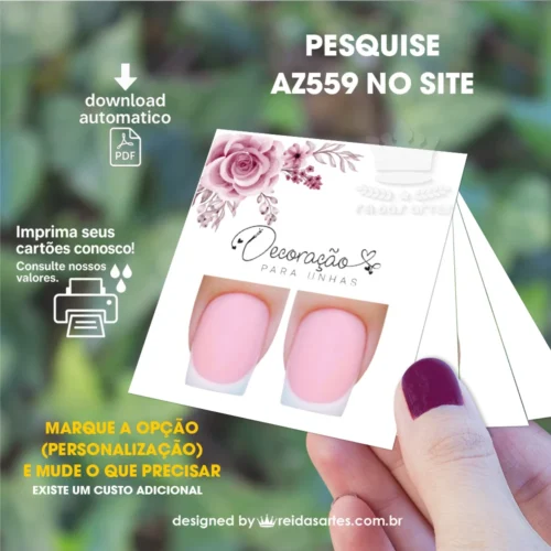 1 Arte Filha Unica 4,5x5cm - AZ559 2