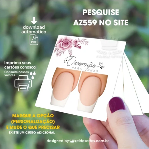 1 Arte Filha Unica 4,5x5cm - AZ559 20