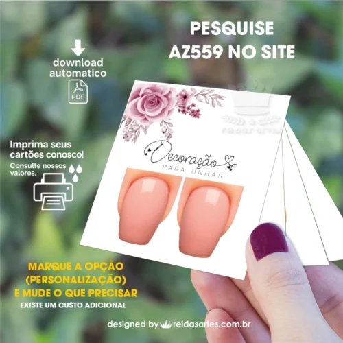 1 Arte Filha Unica 4,5x5cm - AZ559 3