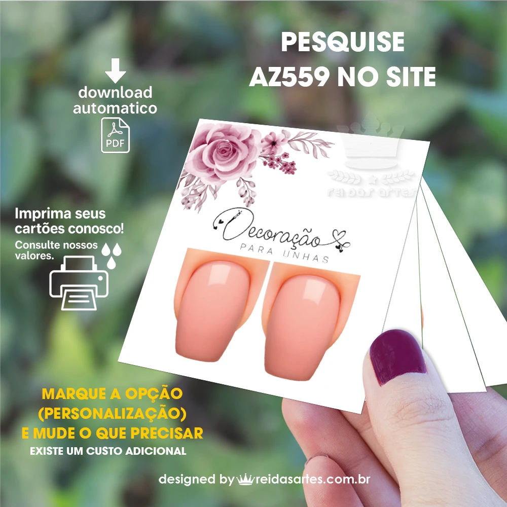 1 Arte Filha Unica 4,5x5cm - AZ559 3