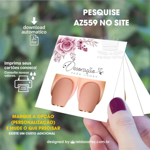 1 Arte Filha Unica 4,5x5cm - AZ559 8