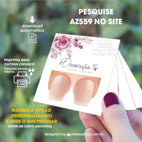 1 Arte Filha Unica 4,5x5cm - AZ559 9