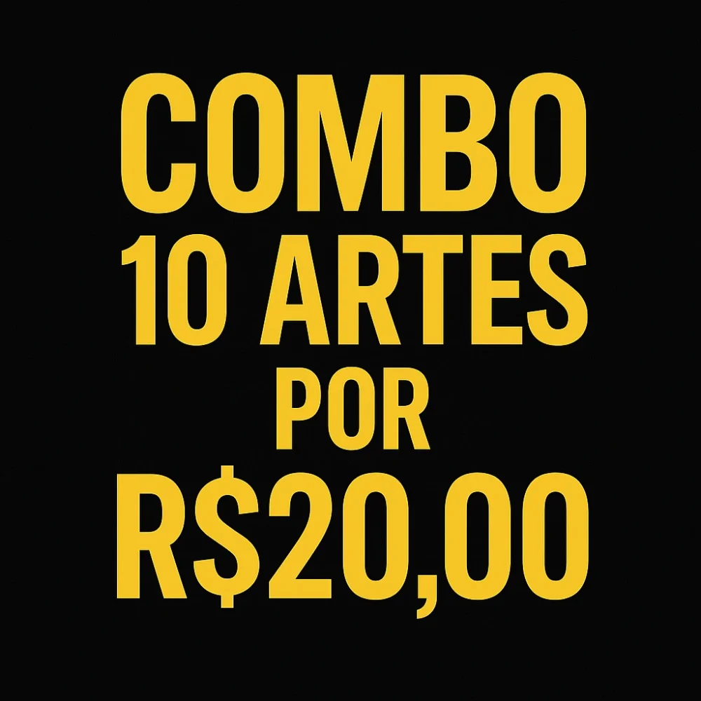 CHAME NO WHATAPP (41)987944244🔥 Combo 10 Artes Personalizadas por Apenas R$20!