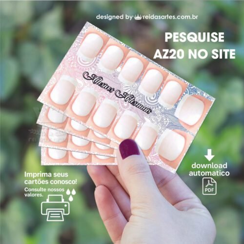 1 Arte 6 Pares 9x5cm -  AZ20 3