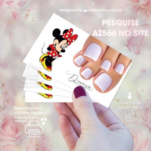 Arte em PDF Filha Única Pé 9x5cm - AZ566 1