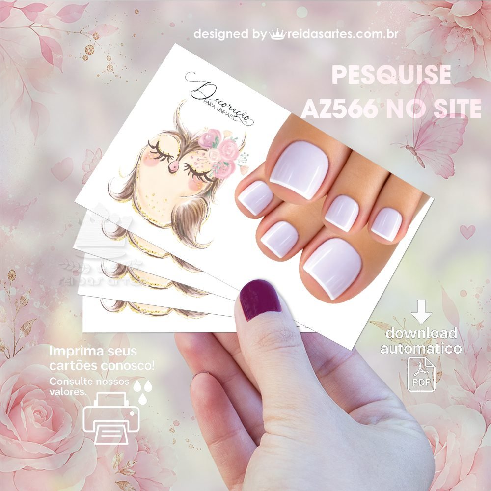 Arte em PDF Filha Única Pé 9x5cm - AZ566 6