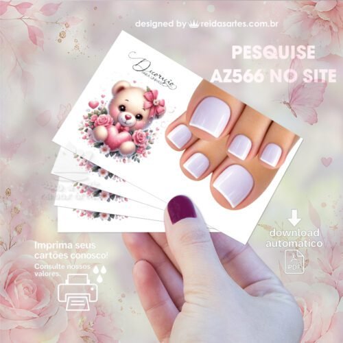 Arte em PDF Filha Única Pé 9x5cm - AZ566 7