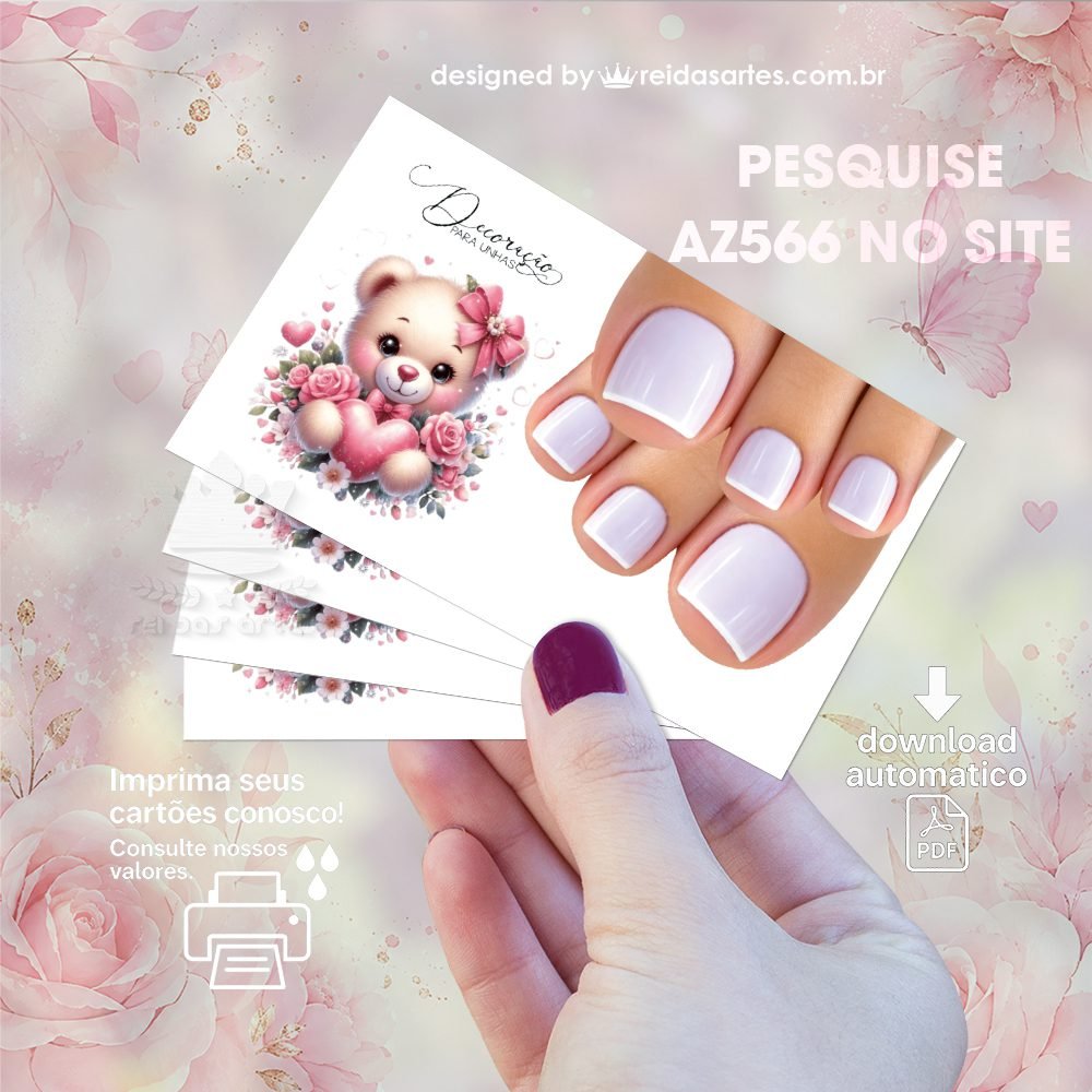 Arte em PDF Filha Única Pé 9x5cm - AZ566 7