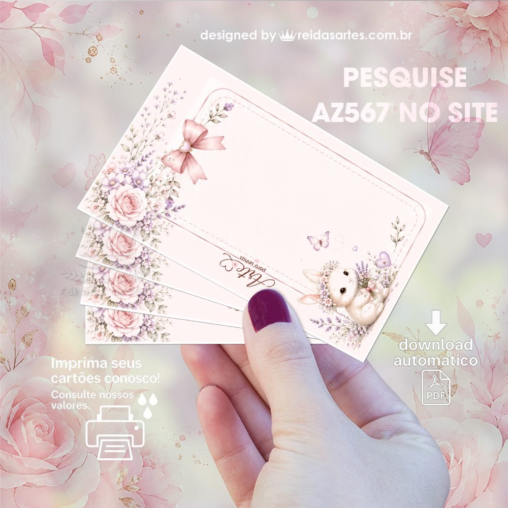 1 Arte 5 Pares 3D 9x5cm - AZ567 3